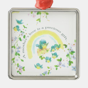 Ornamento De Metal O amor de uma mãe é um presente de Precioso