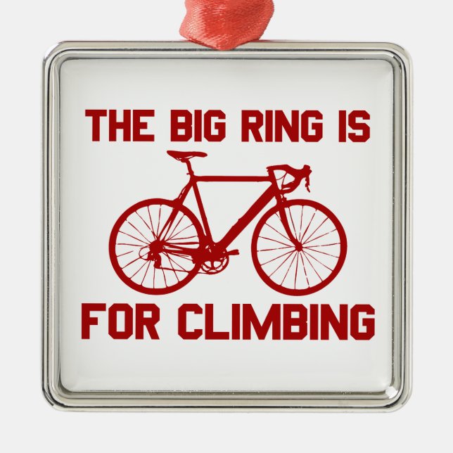 Ornamento De Metal O Anel Grande É Para Subir (Frente)