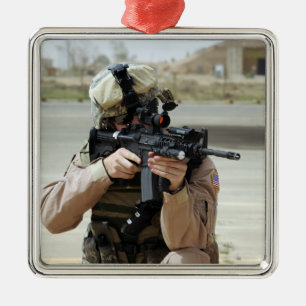 Ornamento De Metal O aviador da força aérea de E.U. conduz a