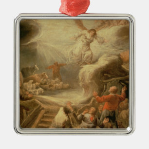 Ornamento De Metal O aviso aos pastores