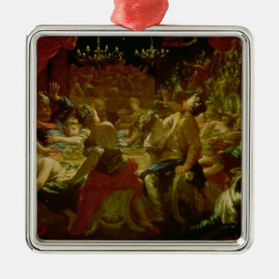 Ornamento De Metal O banquete do Belshazzar