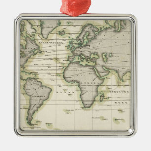 Ornamento De Metal O barómetro médio