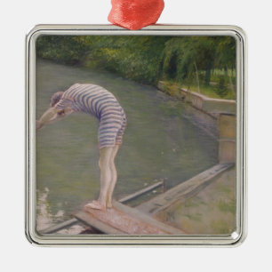 Ornamento De Metal O Bather, ou o mergulhador, 1877
