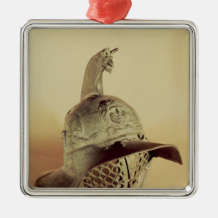 Ornamento De Metal O capacete do gladiador de Thracian