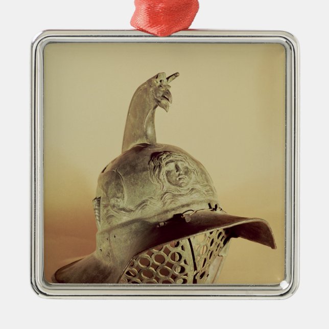 Ornamento De Metal O capacete do gladiador de Thracian (Frente)