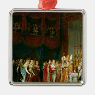 Ornamento De Metal O casamento de Napoleon mim e Marie
