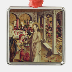 Ornamento De Metal O casamento em Cana, c.1500