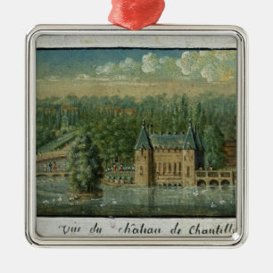 Ornamento De Metal O castelo de Chantilly