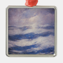 O Céu e o Oceano (por Emil Carlsen) Cerâmica ou