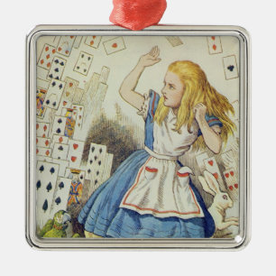 Ornamento De Metal O chá dos cartões