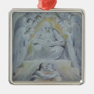 Ornamento De Metal O compaixão e a verdade são encontrados junto