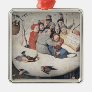 Ornamento De Metal O concerto no ovo