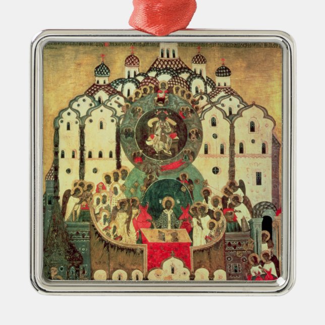 Ornamento De Metal O conjunto dos anjos (Frente)