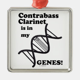 Ornamento De Metal O Contrabass Clarinet Está Nos Meus Genes