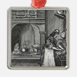 Ornamento De Metal "O cozinheiro francês" pelo La Varenne