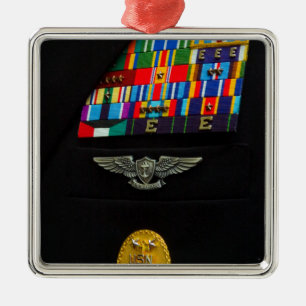 Ornamento De Metal O crachá do chefe do mestre do comando