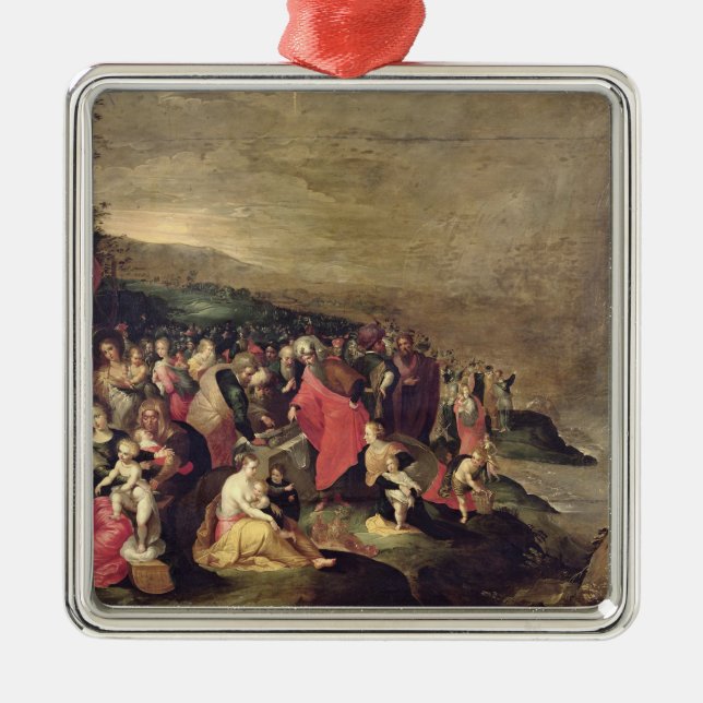 Ornamento De Metal O cruzamento do Mar Vermelho (Frente)