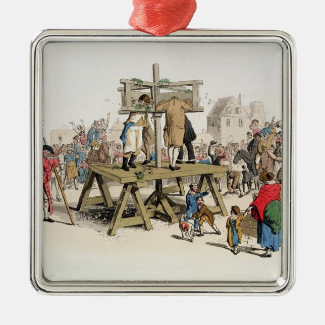 Ornamento De Metal O culpado (Frente)