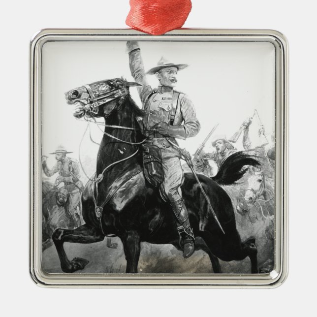 Ornamento De Metal O defensor de Mafeking (Frente)