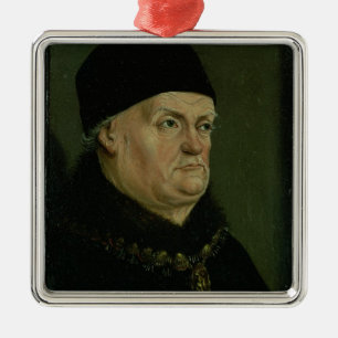 Ornamento De Metal O Diptych de Matheron: retrato de Rene mim 'o bom