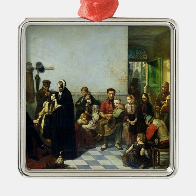 Ornamento De Metal O doutor para os pobres (Frente)