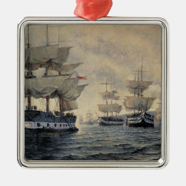 Ornamento De Metal O embarque da expedição de liberação do Pe (Frente)