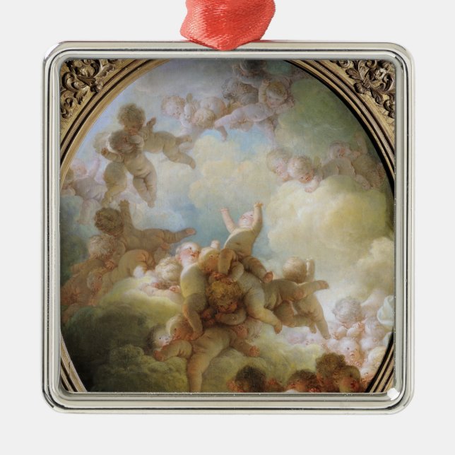 Ornamento De Metal O enxame dos Cupido, c.1767 (Frente)