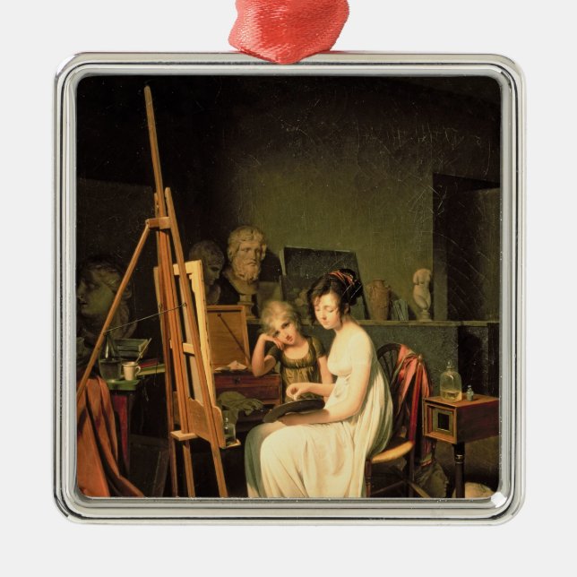 Ornamento De Metal O estúdio do artista (Frente)