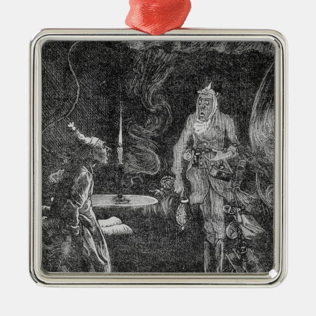 Ornamento De Metal O fantasma de Marley (Frente)