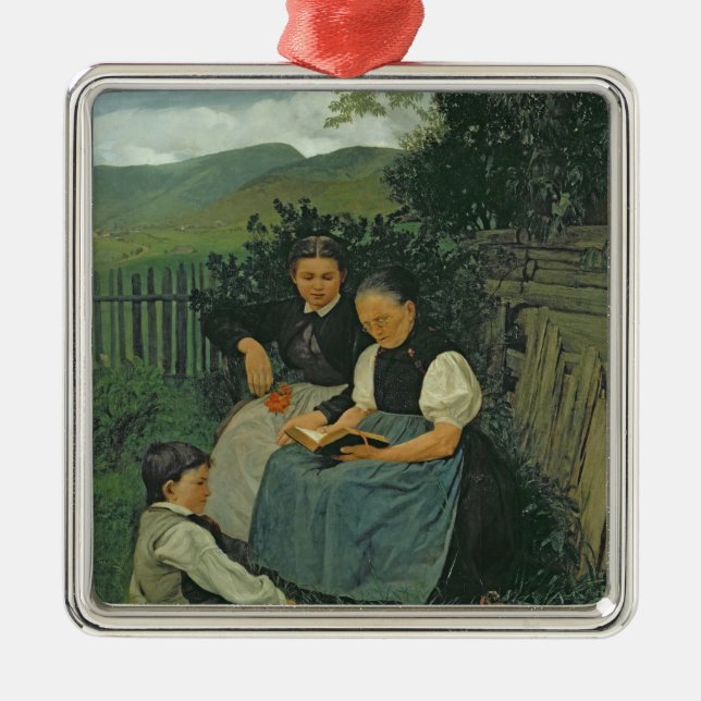 Ornamento De Metal O fim do dia, 1868 (Frente)
