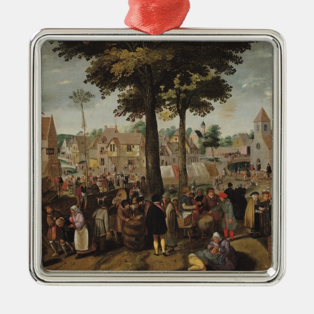 Ornamento De Metal O Flemish justo (Frente)