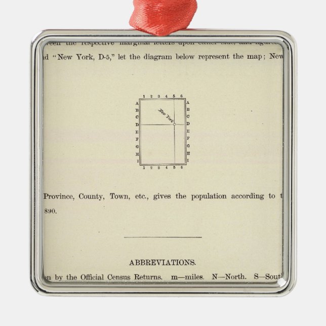 Ornamento De Metal O frontispício do Verso posicionou o atlas (Frente)
