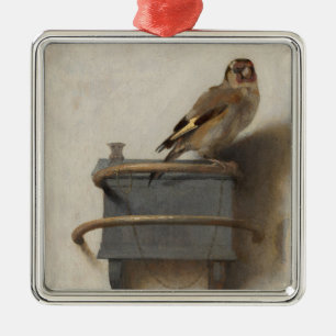 Ornamento De Metal O Goldfinch