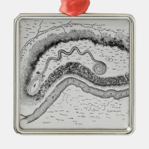 Ornamento De Metal O grande monte da serpente