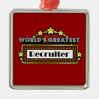 Ornamento De Metal O grande recruta do mundo