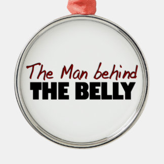 Ornamento De Metal O homem atrás da barriga