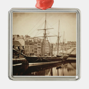 Ornamento De Metal O iate imperial "La Reine Hortense" em Le Havre