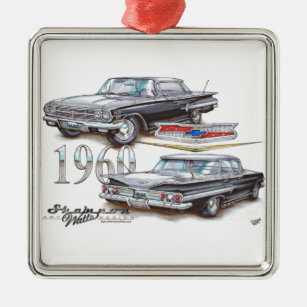 Ornamento De Metal O Impala 1960 de Chevy ostenta o sedan