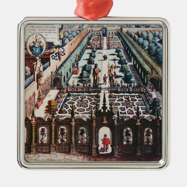 Ornamento De Metal O jardim de Burgermeister Schwind (Frente)