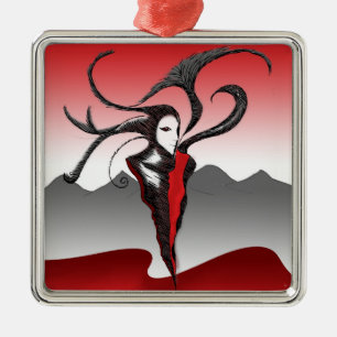 Ornamento De Metal O Jester