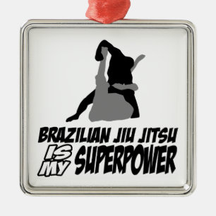Ornamento De Metal O jitsu brasileiro do jiu é minha superpotência