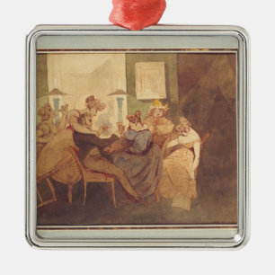 Ornamento De Metal O jogo de cartas, depois de 1830