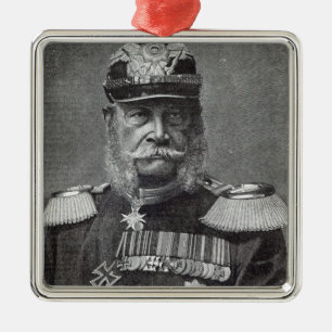 Ornamento De Metal O Kaiser Wilhelm, do "da hora lazer", 1888