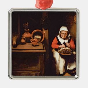 Ornamento De Metal O Lacemaker