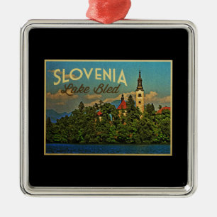 Ornamento De Metal O lago sangrou Slovenia
