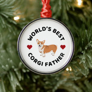 Ornamento De Metal O melhor presente de Natal do Pai do Cachorro do M