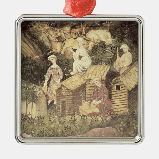 Ornamento De Metal O mês de junho (Frente)