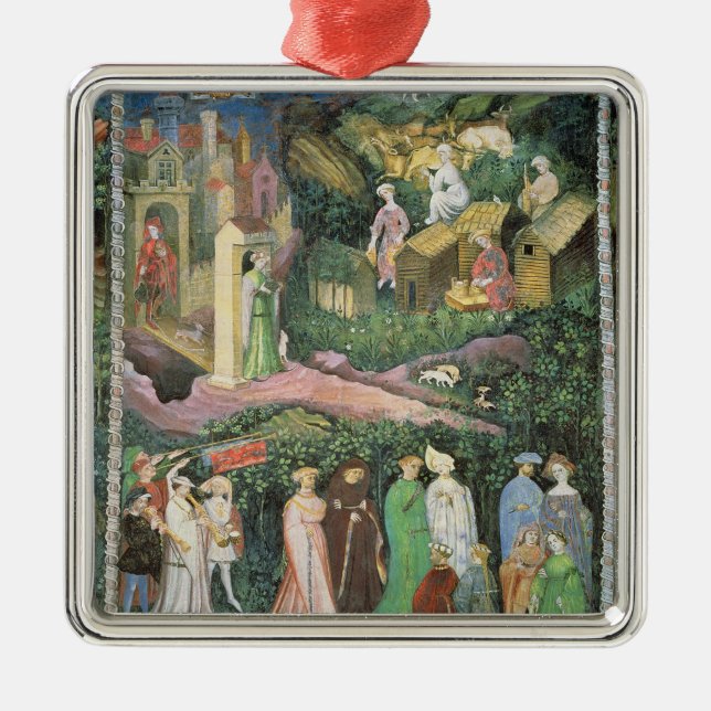 Ornamento De Metal O mês de junho, c.1400 (Frente)