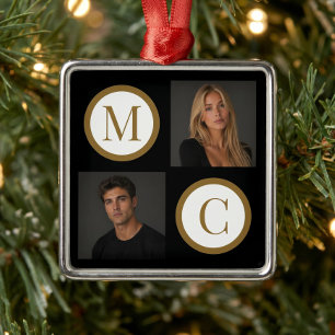 Ornamento De Metal O Modo Como Somos Foto de Casal Personalizada Mono