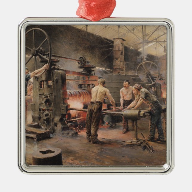 Ornamento De Metal O moinho de rolamento (Frente)